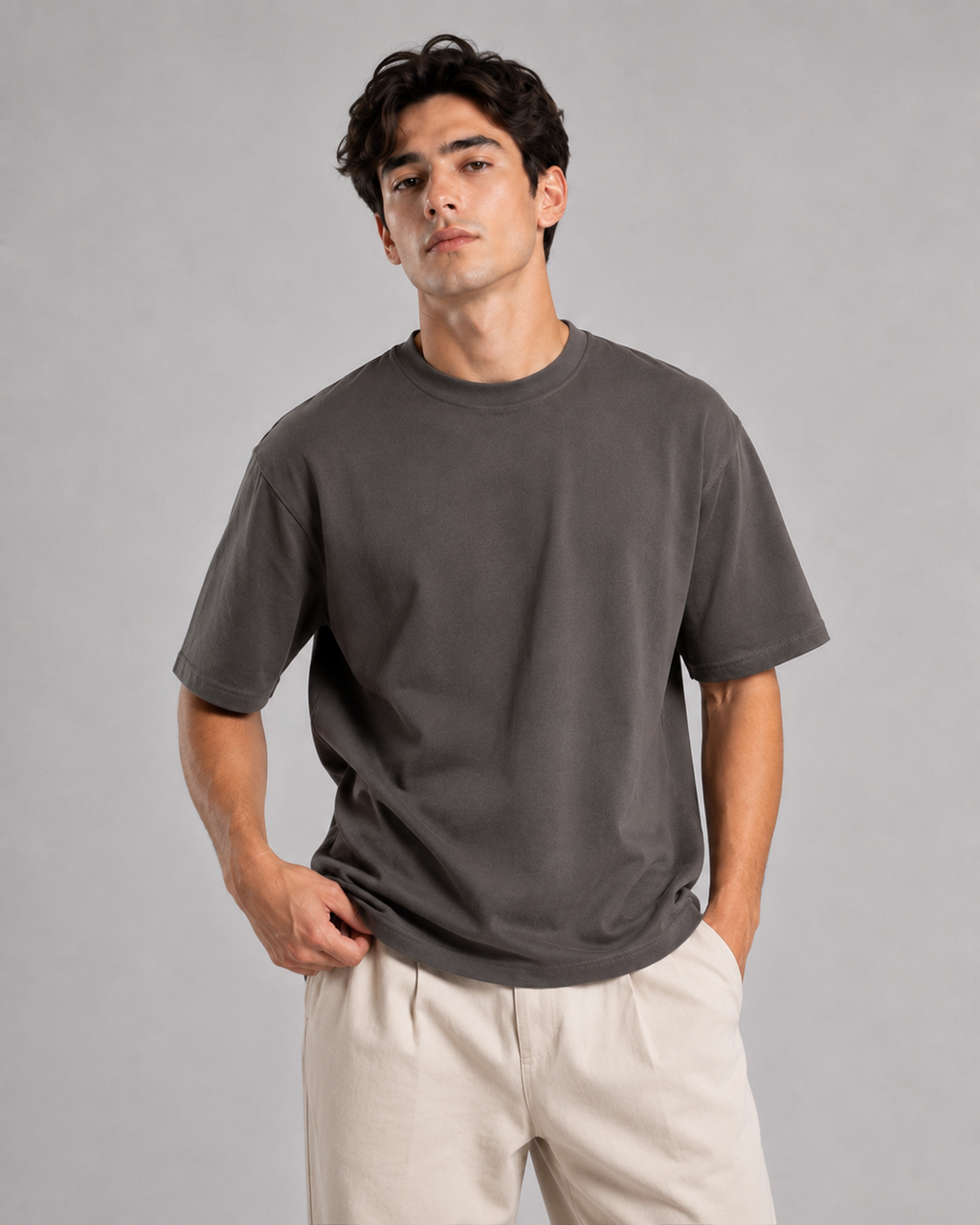 Over sized T-shirt grey