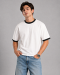 Ringer shirt white